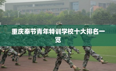 重庆奉节青年特训学校十大排名一览