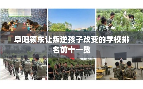 阜阳颍东让叛逆孩子改变的学校排名前十一览