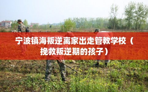 宁波镇海叛逆离家出走管教学校（挽救叛逆期的孩子）