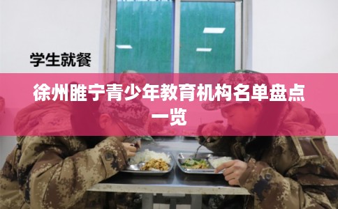 徐州睢宁青少年教育机构名单盘点一览
