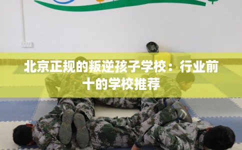 北京正规的叛逆孩子学校：行业前十的学校推荐