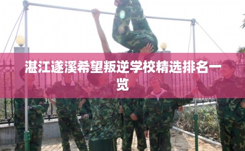 湛江遂溪希望叛逆学校精选排名一览