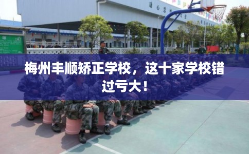 梅州丰顺矫正学校，这十家学校错过亏大！