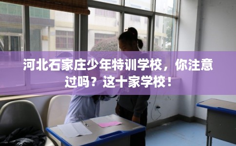 河北石家庄少年特训学校，你注意过吗？这十家学校！