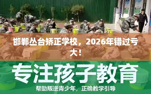 邯郸丛台矫正学校，2026年错过亏大！