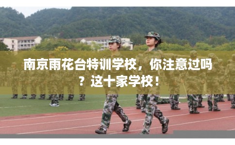 南京雨花台特训学校，你注意过吗？这十家学校！