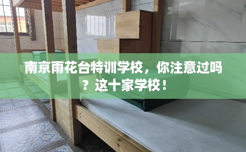 南京雨花台特训学校，你注意过吗？这十家学校！