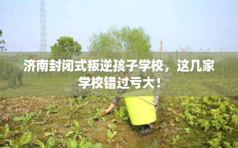 济南封闭式叛逆孩子学校,这几家学校错过亏大! 济南封闭式叛逆孩子学校,这几家学校错过亏大!