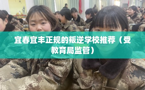 宜春宜丰正规的叛逆学校推荐（受教育局监管）