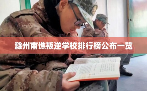 滁州南谯叛逆学校排行榜公布一览