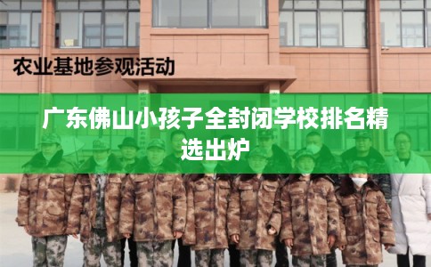 广东佛山小孩子全封闭学校排名精选出炉 广东佛山小孩子全封闭学校排名精选出炉