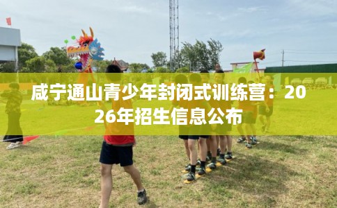 咸宁通山青少年封闭式训练营：2026年招生信息公布