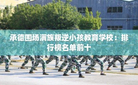 承德围场满族叛逆小孩教育学校：排行榜名单前十