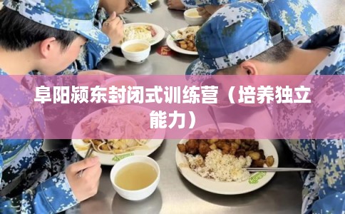 阜阳颍东封闭式训练营（培养独立能力）