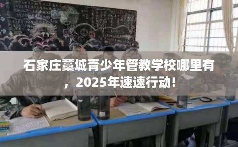 石家庄藁城青少年管教学校哪里有，2025年速速行动!