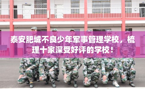 泰安肥城不良少年军事管理学校，梳理十家深受好评的学校！