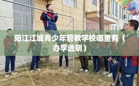 阳江江城青少年管教学校哪里有（办学透明）