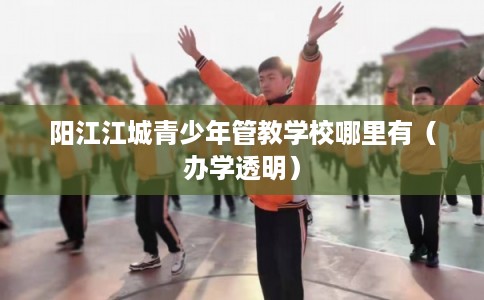 阳江江城青少年管教学校哪里有（办学透明）