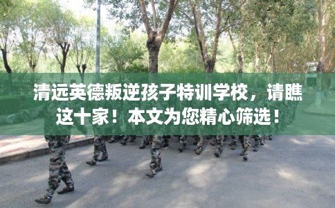清远英德叛逆孩子特训学校，请瞧这十家！本文为您精心筛选！