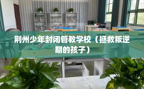 荆州少年封闭管教学校（拯救叛逆期的孩子）