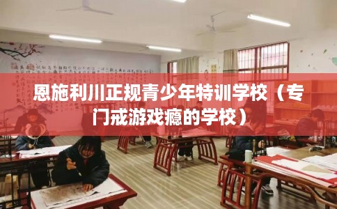 恩施利川正规青少年特训学校（专门戒游戏瘾的学校）