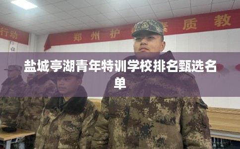 盐城亭湖青年特训学校排名甄选名单