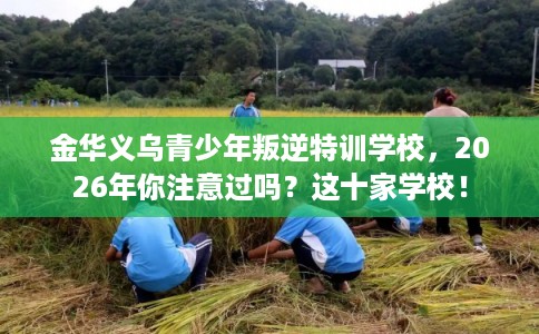 金华义乌青少年叛逆特训学校，2026年你注意过吗？这十家学校！