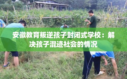 安徽教育叛逆孩子封闭式学校：解决孩子混迹社会的情况