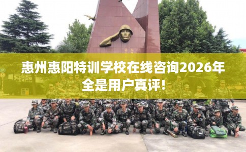 惠州惠阳特训学校在线咨询2026年全是用户真评!