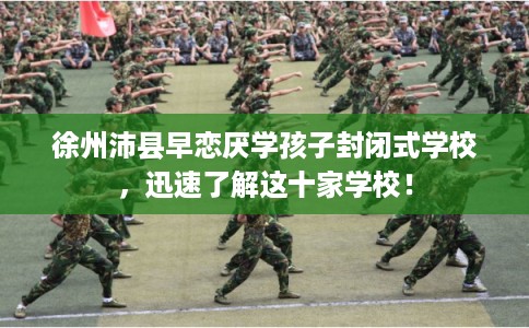徐州沛县早恋厌学孩子封闭式学校，迅速了解这十家学校！