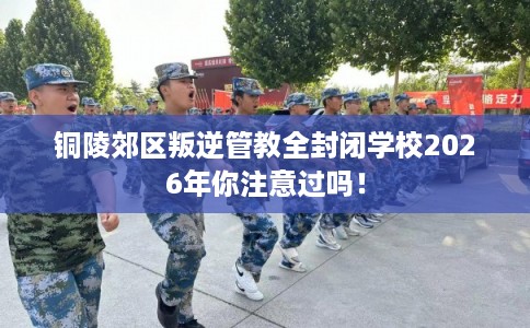 铜陵郊区叛逆管教全封闭学校2026年你注意过吗！