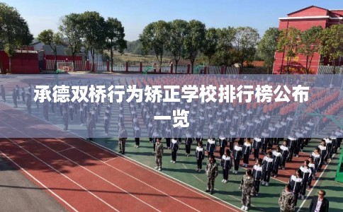 承德双桥行为矫正学校排行榜公布一览