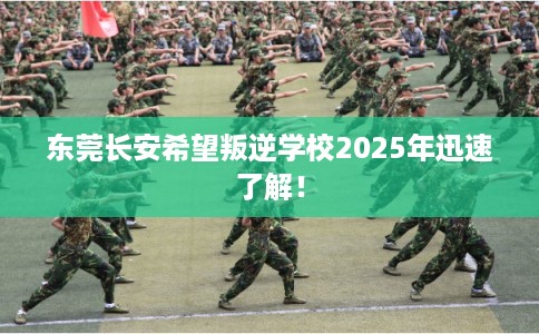 东莞长安希望叛逆学校2025年迅速了解! 东莞长安希望叛逆学校2025年迅速了解!