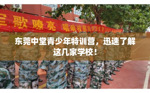 东莞中堂青少年特训营,迅速了解这几家学校! 东莞中堂青少年特训营,迅速了解这几家学校!