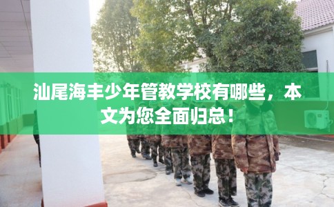 汕尾海丰少年管教学校有哪些，本文为您全面归总！