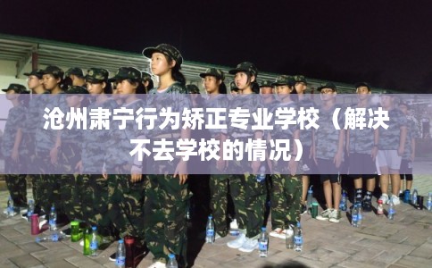 沧州肃宁行为矫正专业学校（解决不去学校的情况）