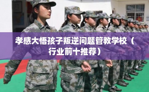 孝感大悟孩子叛逆问题管教学校（行业前十推荐）