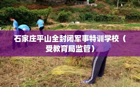 石家庄平山全封闭军事特训学校(受教育局监管) 石家庄平山全封闭军事特训学校(受教育局监管)