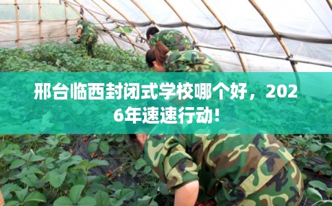 邢台临西封闭式学校哪个好，2026年速速行动!