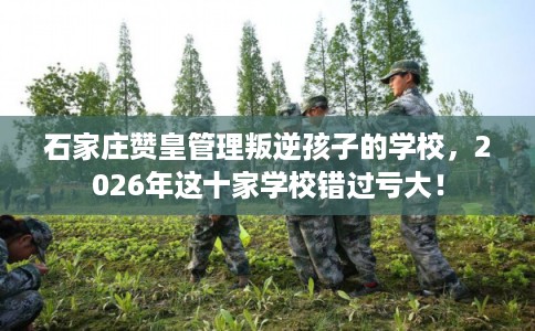 石家庄赞皇管理叛逆孩子的学校，2026年这十家学校错过亏大！