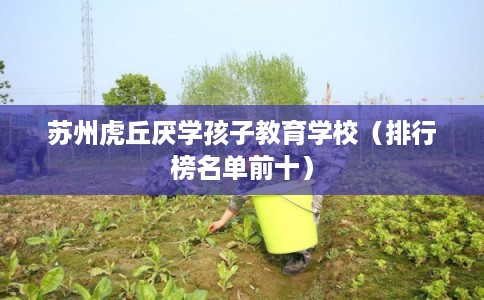 苏州虎丘厌学孩子教育学校（排行榜名单前十）