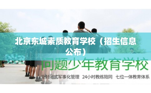 北京东城素质教育学校（招生信息公布）