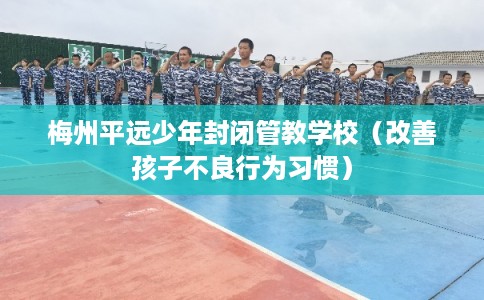 梅州平远少年封闭管教学校(改善孩子不良行为习惯) 梅州平远少年封闭管教学校(改善孩子不良行为习惯)