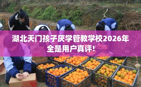 湖北天门孩子厌学管教学校2026年全是用户真评!
