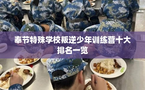 奉节特殊学校叛逆少年训练营十大排名一览 奉节特殊学校叛逆少年训练营十大排名一览