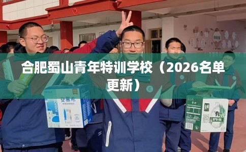 合肥蜀山青年特训学校（2026名单更新）