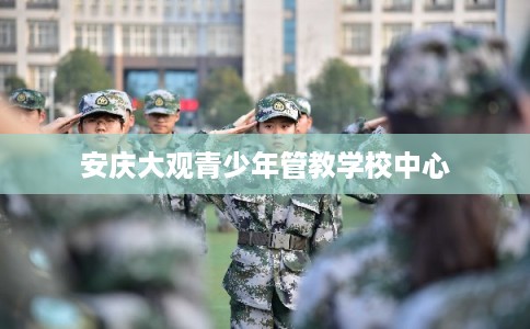 安庆大观青少年管教学校中心 安庆大观青少年管教学校中心