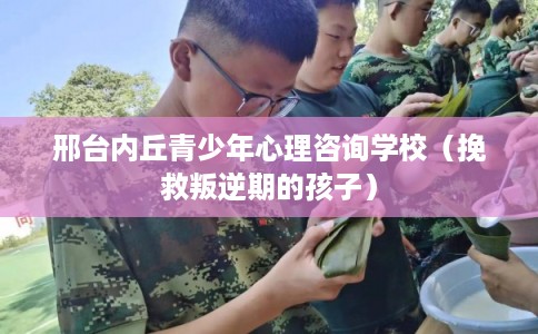 邢台内丘青少年心理咨询学校（挽救叛逆期的孩子）