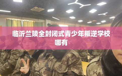 临沂兰陵全封闭式青少年叛逆学校哪有