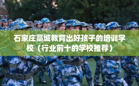 石家庄藁城教育出好孩子的培训学校（行业前十的学校推荐）
